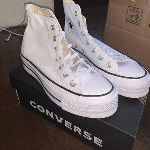 Converse Platform White Hi Top